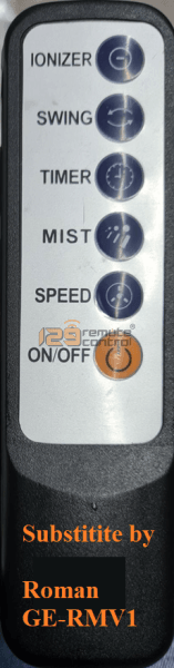 WY-33A12 Fan Remote Control (GE-RMV1)