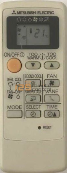 (Local Shop) Used Original Mitsubishi Electric AirCon Remote Control for MS-07XV