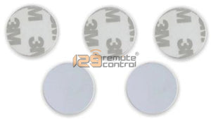 White Coin 3M Sticker - 25Mm